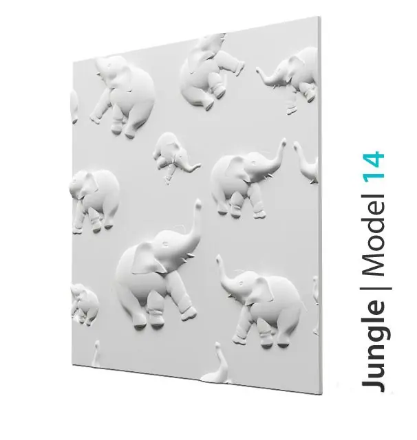 Kup teraz Panel Ścienny za Łóżko 3D Jungle