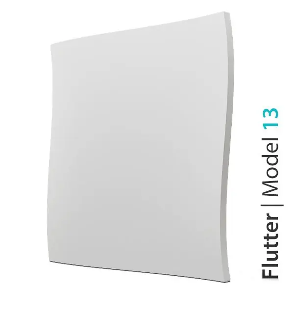 Panel Ścienny Biały 3D Flutter Ostatnie sztuki