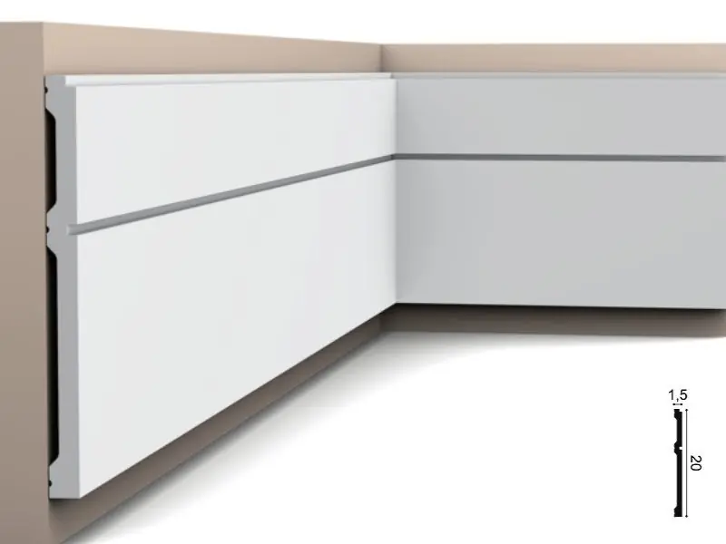 Ostatnie sztuki Listwa ścienna szeroka P5050 Orac Decor