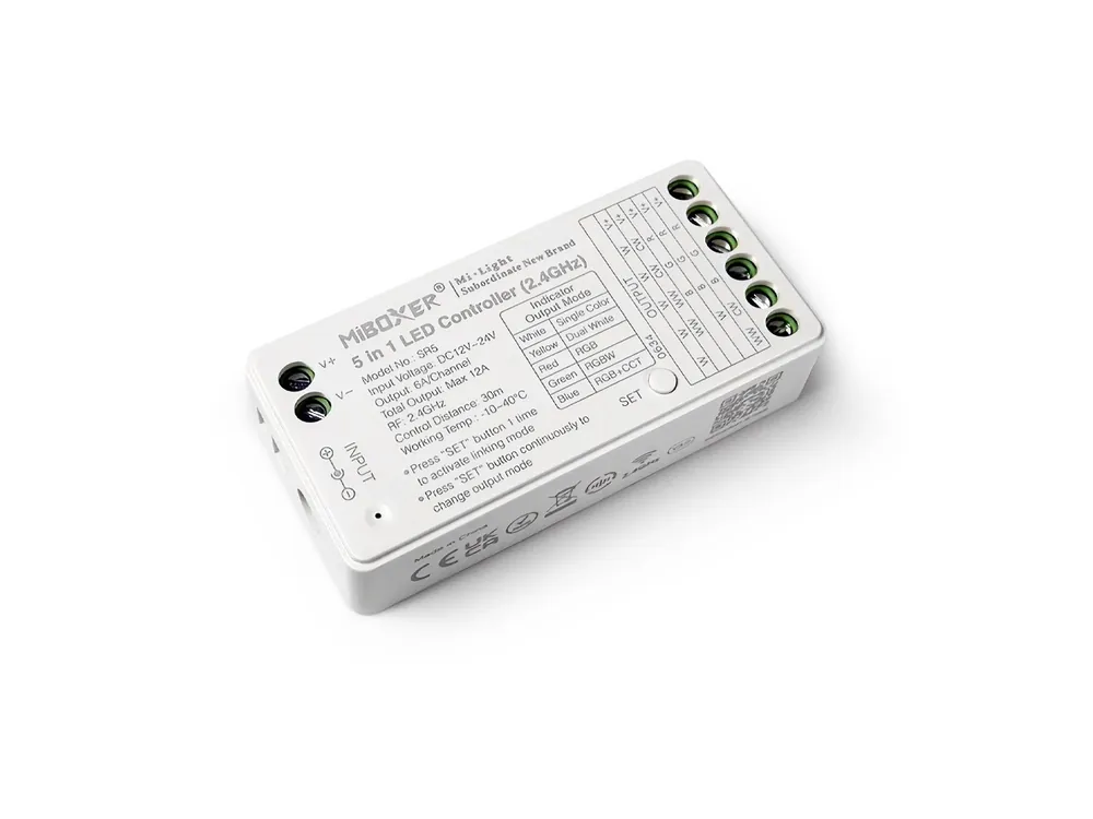 Sterownik Mi-Light 5w1 - uniwersalny - do taśm LED każdego rodzaju Nie przegap
