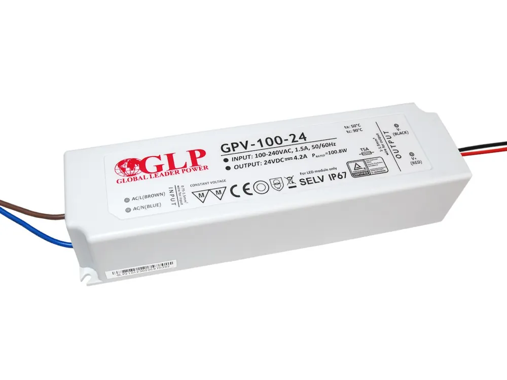 Zasilacz impulsowy wodoodporny IP 67 GPV 24V/4A 100W Bezpieczne zakupy