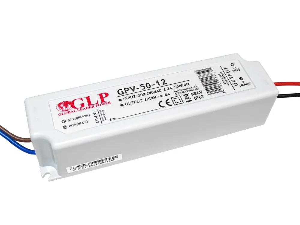 Zasilacz impulsowy wodoodporny IP 67 GPV 12V/4A 50W Sprawdź teraz