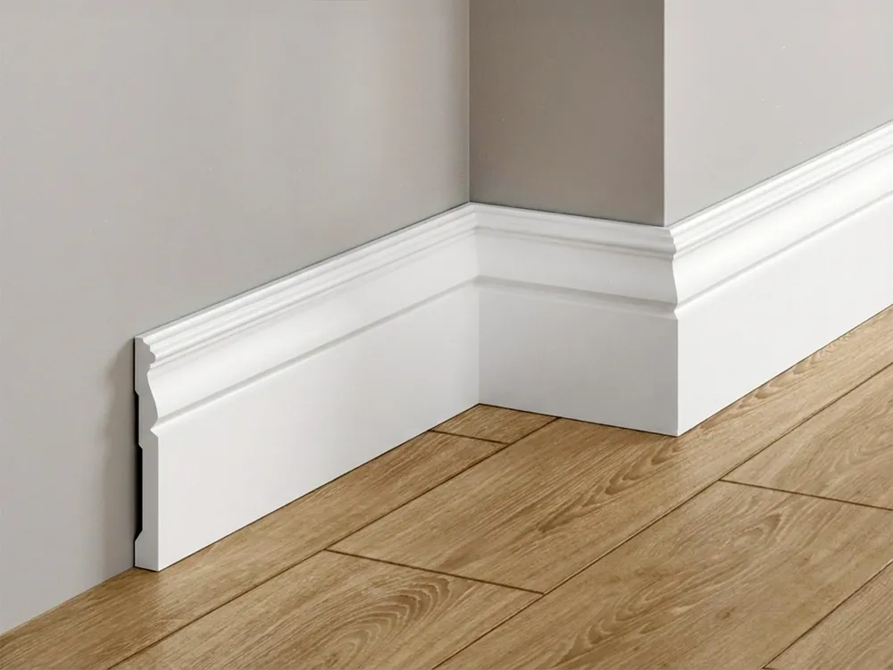 Oferta czasowa Biała listwa przypodłogowa 12 cm DS950 Vellano by Decor System