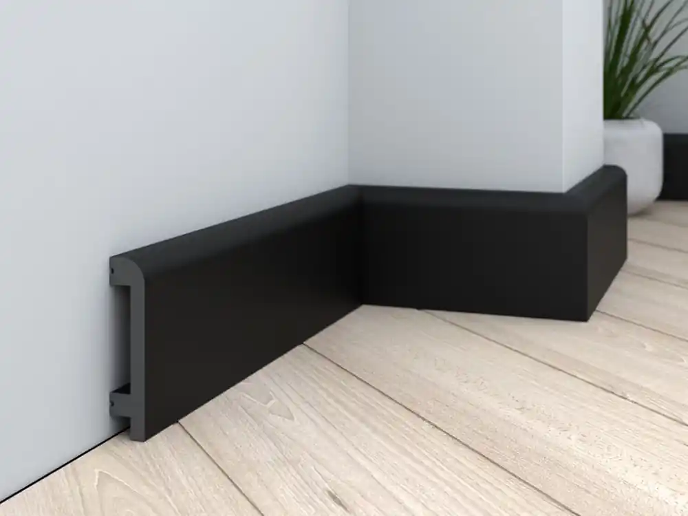 Listwa Przypodłogowa Czarna 8 cm Decor System DSP11 Nowy