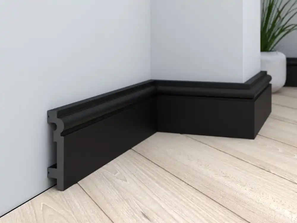 Listwa przypodłogowa DSP12 Czarna Decor System 200 cm Okazja