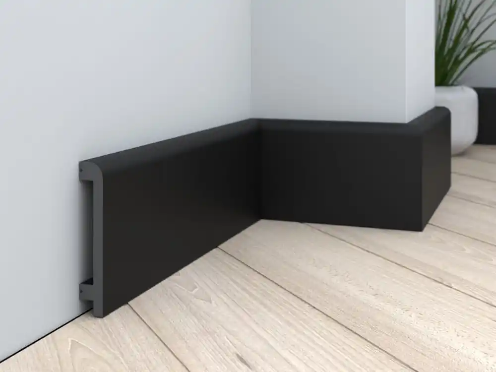 Sprawdź teraz Przypodłogowa listwa Czarna DSP13 Decor System 200 cm