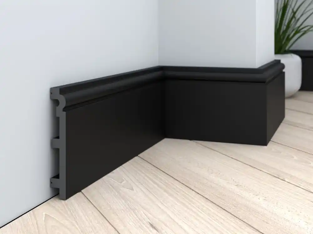 Bestseller Listwa przypodłogowa DSP14 Czarna Decor System 200 cm