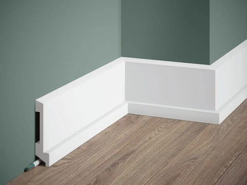 Listwa malowana na biało przypodłogowa MD025P Mardom Decor Tani