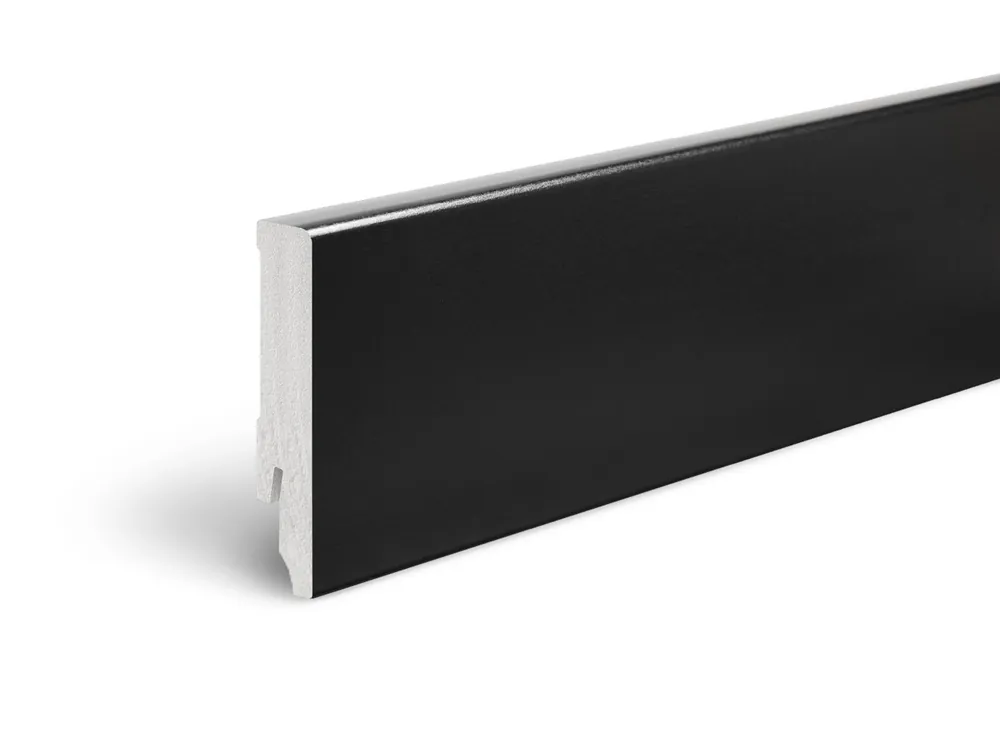 Przypodłogowa listwa Elegance Decor Czarny RAL 9005 Cezar Super okazja
