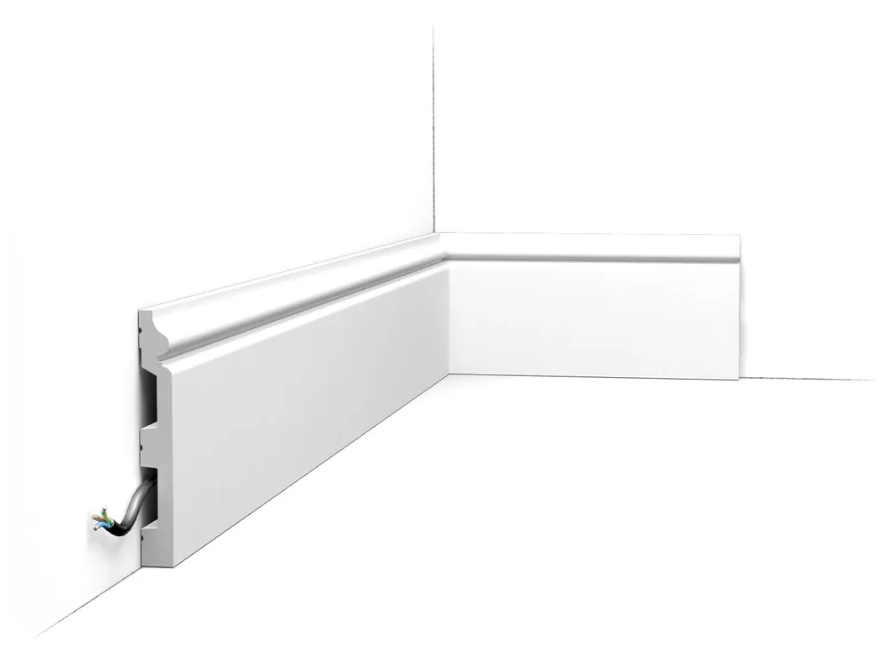Listwa przypodłogowa malowana na biało SX118-RAL9003 Orac Decor Ostatnia szansa