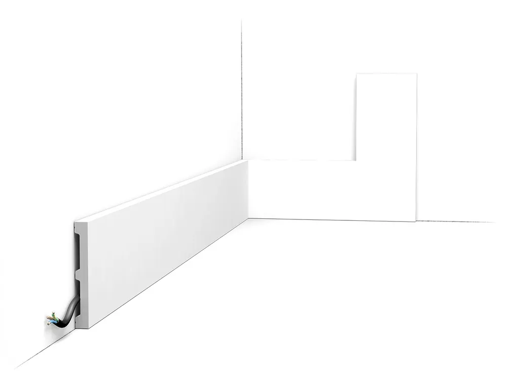Oferta limitowana Listwa przypodłogowa SX163-RAL9003 malowana na biało Orac Decor