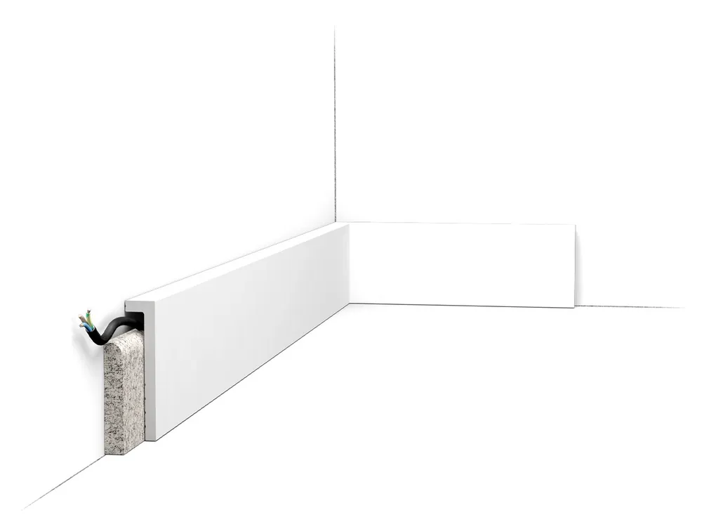 Listwa przypodłogowa SX171-RAL9003 malowana na biało Orac Decor Tylko do końca tygodnia