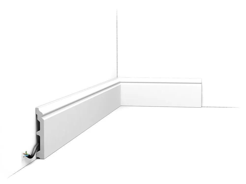 Listwa przypodłogowa SX173-RAL9003 malowana na biało Orac Decor Tylko do końca tygodnia