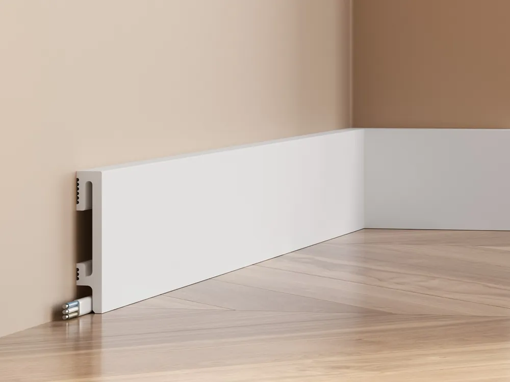 Listwa przypodłogowa 8 cm PCV DuroFit PF081 - Biały - Premium Floor Wybór klientów