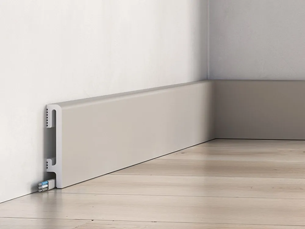 Hit cenowy Listwa przypodłogowa 8 cm PCV DuroFit PF080K - Kaszmir - Premium Floor