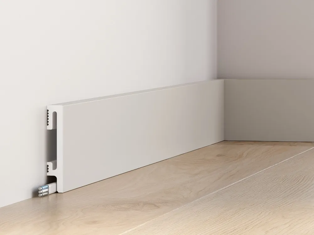 Listwa przypodłogowa 8 cm PCV DuroFit PF081K - Kaszmir - Premium Floor Ostatnie sztuki