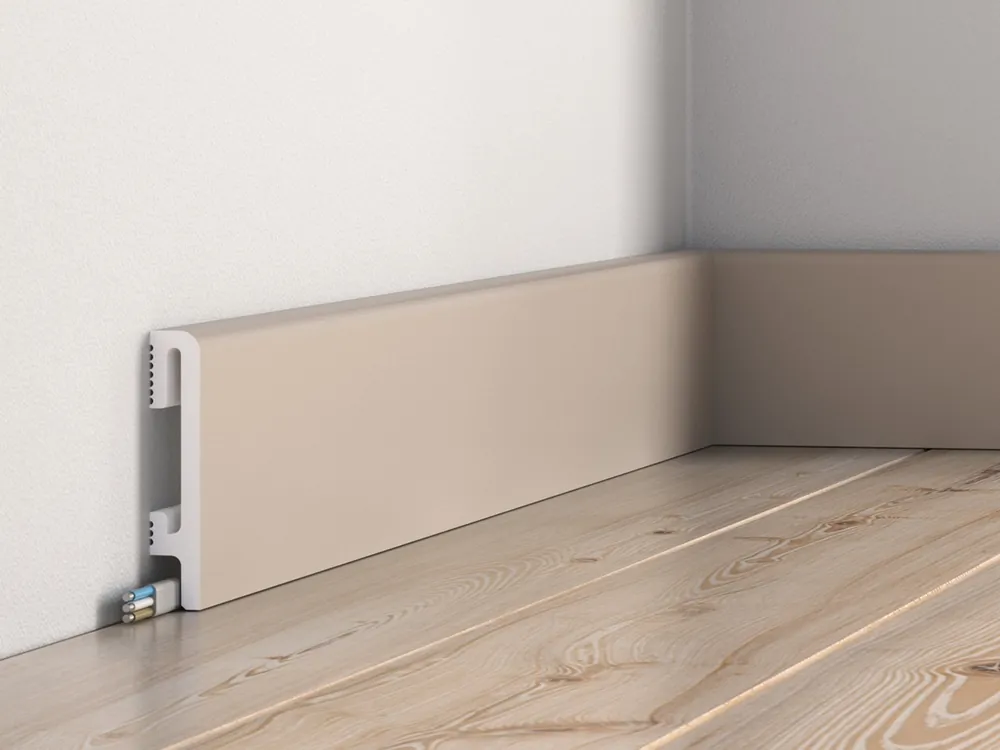 Oferta limitowana Listwa przypodłogowa 8 cm PCV DuroFit PF080C - Cappuccino - Premium Floor