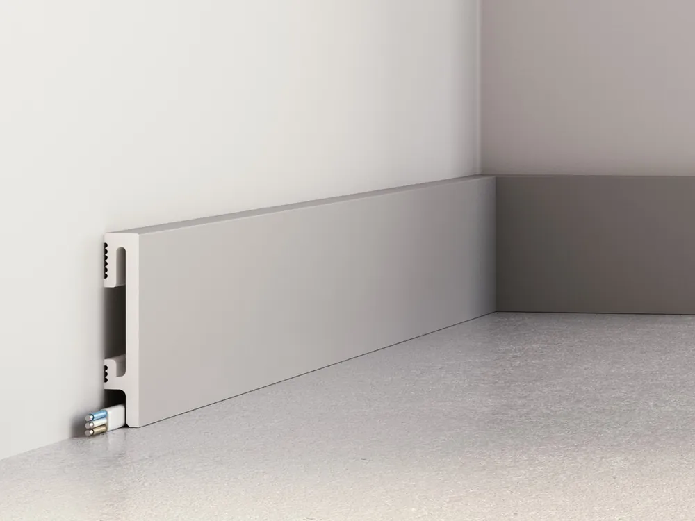 Listwa przypodłogowa 8 cm PCV DuroFit PF081G - Szary - Premium Floor Oferta