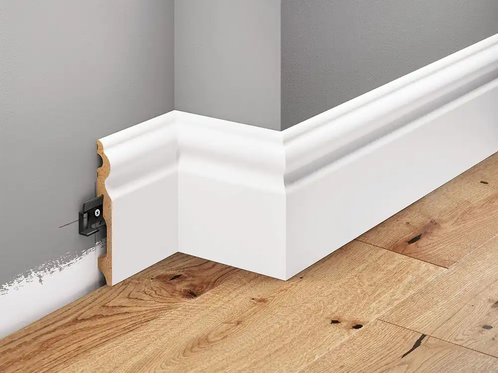 Listwa przypodłogowa MDF lakierowana Biała - LMDF-08M Creativa Darmowy zwrot