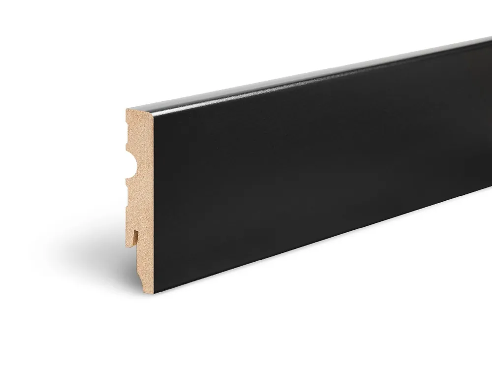 Zamów dziś Listwa przypodłogowa MDF Czarny RAL 9005 Cezar