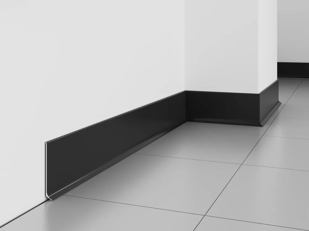 Listwa przypodłogowa aluminiowa LP59 Ciemny Szary RAL 7021 Creativa Oferta