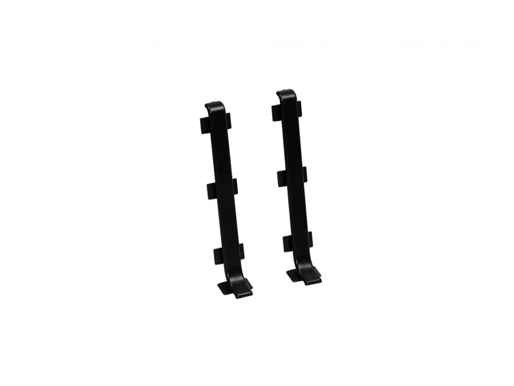 Nowość Łącznik listwy przypodłogowej aluminiowej LP80 Czarny RAL 9005 Creativa - 2 szt.