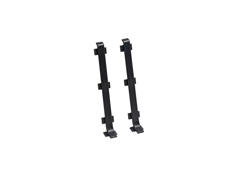 Bestseller Łącznik listwy przypodłogowej aluminiowej LP100 Ciemny Szary RAL 7021 Creativa - 2 szt.