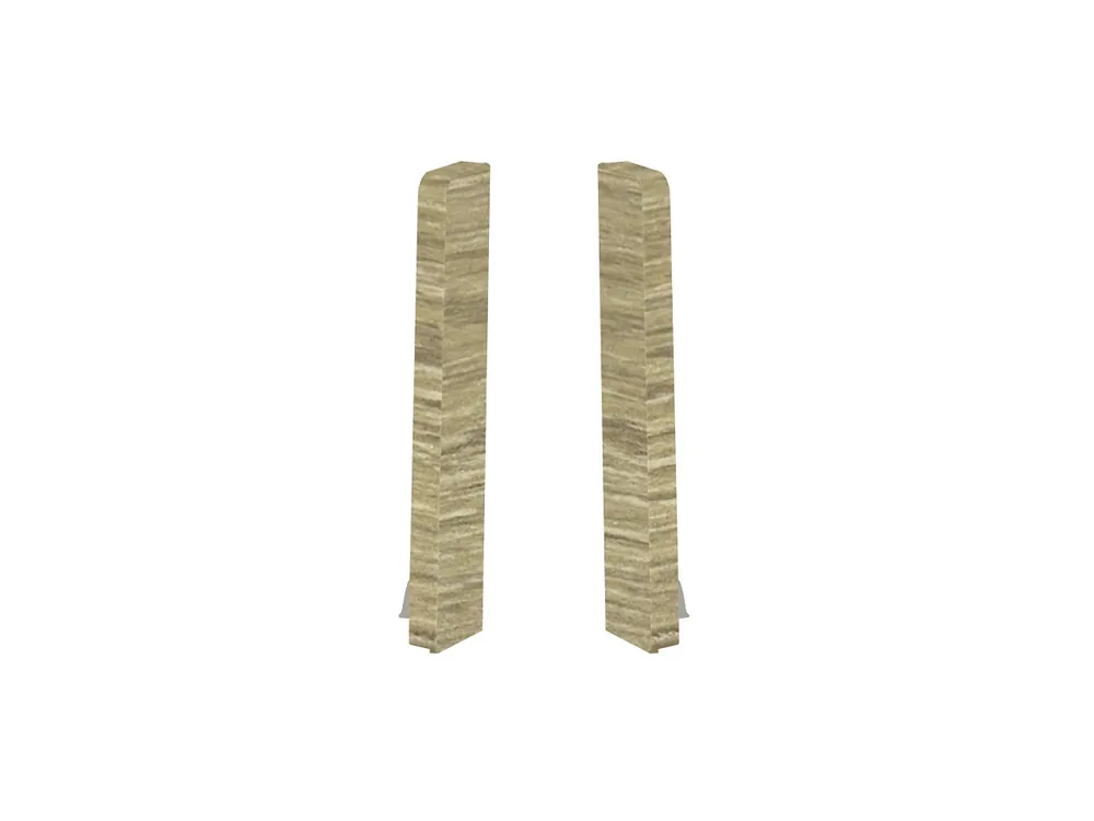Zakończenie lewe + prawe do listwy PVC Masterline 80 Copper Wood Mat Creativa Tylko do końca tygodnia