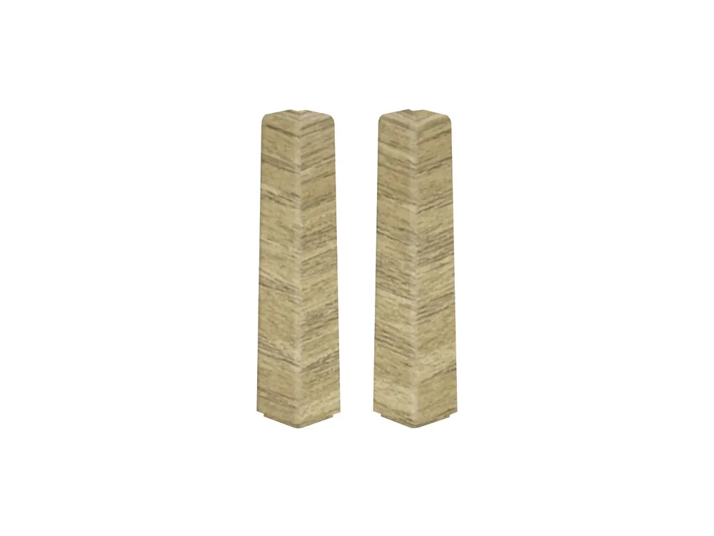 Narożnik zewnętrzny do listwy PVC Masterline 80 Tobacco Mat Creativa - 2 szt. Dostępne od ręki