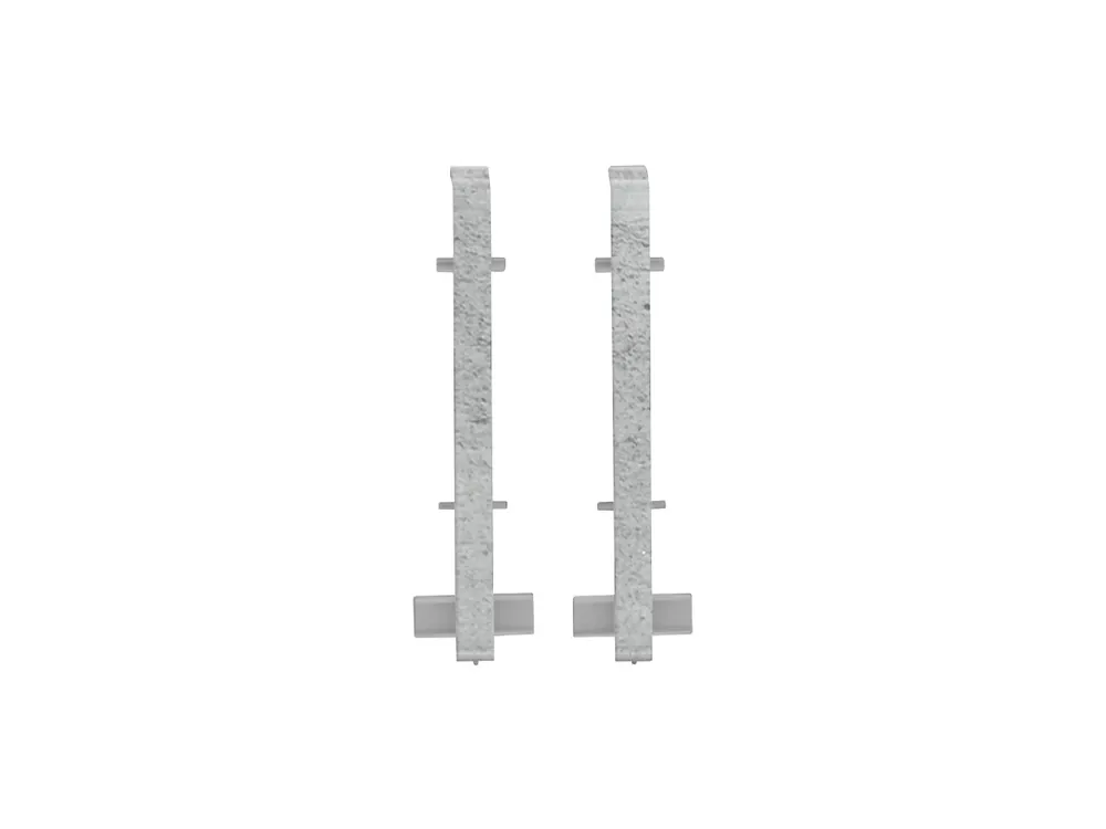 Nowy Łącznik do listwy podłogowej PVC Masterline 80 Greystone Mat Creativa - 2 szt.