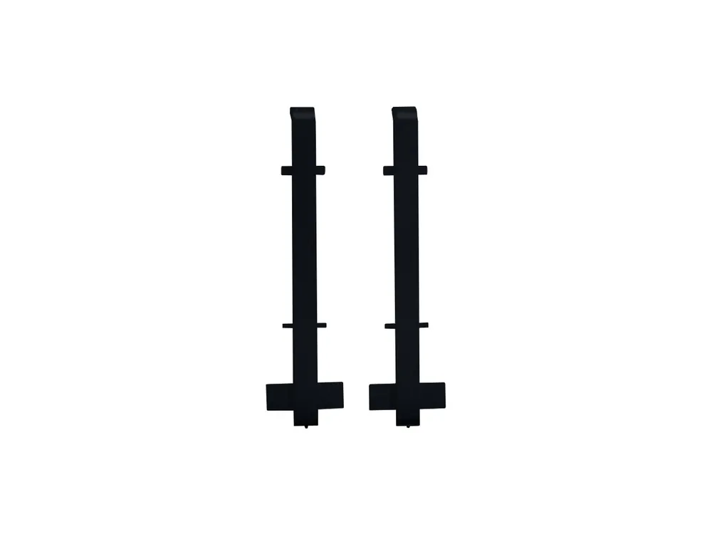 Łącznik do listwy PVC Masterline 80 Czarny Mat RAL 9005 Creativa - 2 szt. Hit sprzedaży