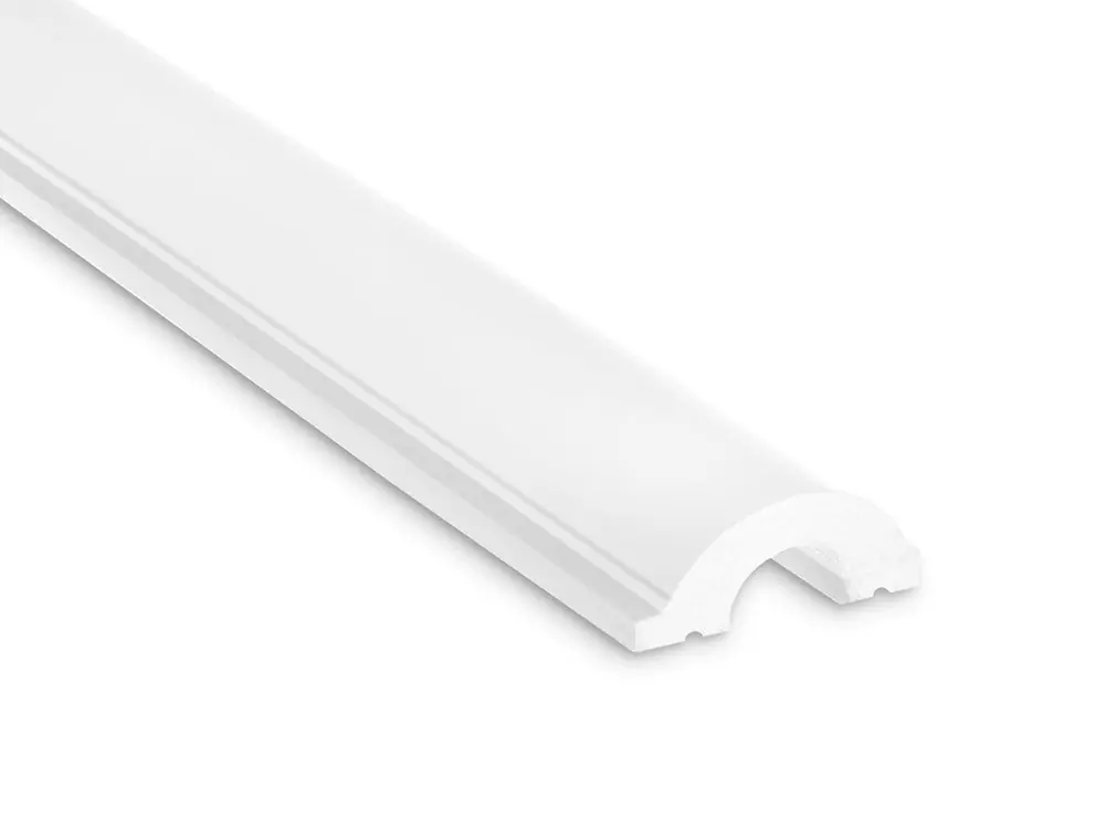 Zamów teraz Zakończenie prawe lamela ściennego premium pomalowanego na biało WP001RP Duna Mardom Decor