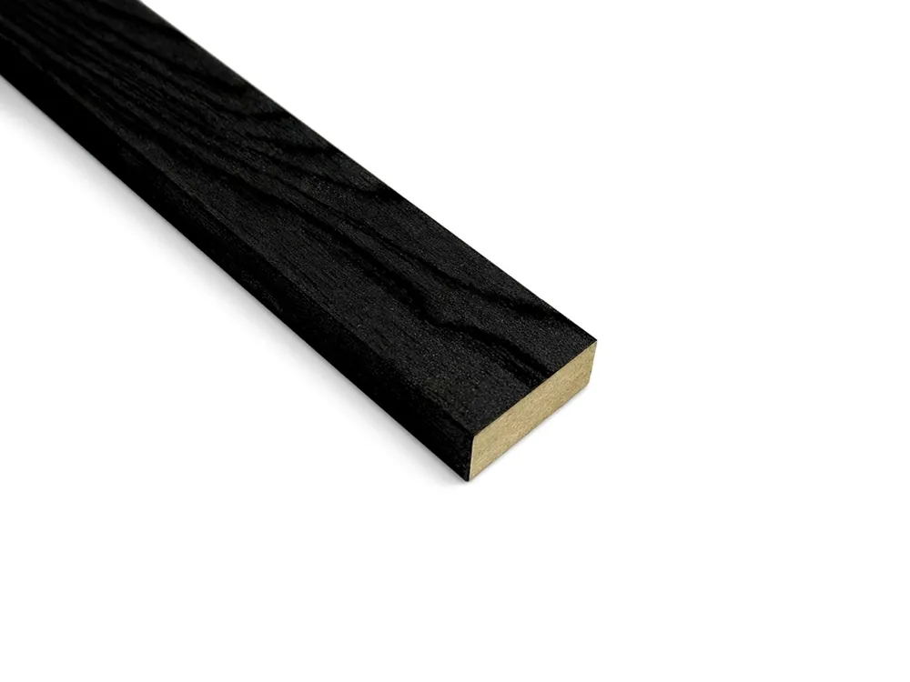 Ostatnie sztuki Lamel ścienny pojedynczy MDF 28x12 mm Dąb Czarny Prestige Decor