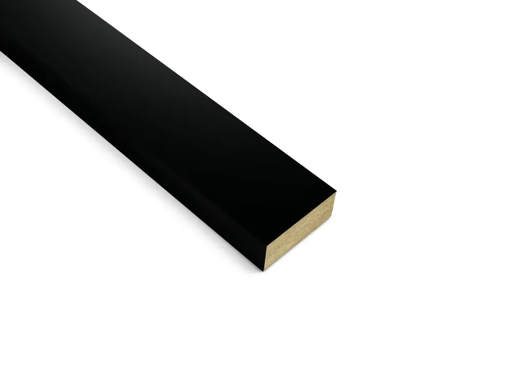 Zamów teraz Lamel ścienny pojedynczy MDF 28x12 mm Czarny Prestige Decor