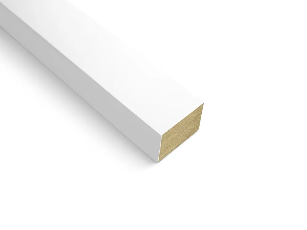 Ostatnie sztuki Lamel ścienny pojedynczy MDF 28x20 mm Biały lakierowany RAL 9003 Prestige Decor