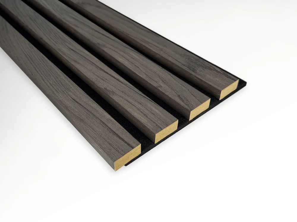 Bestseller Lamel ścienny na filcu czarnym z MDF Dąb Genua Prestige Decor