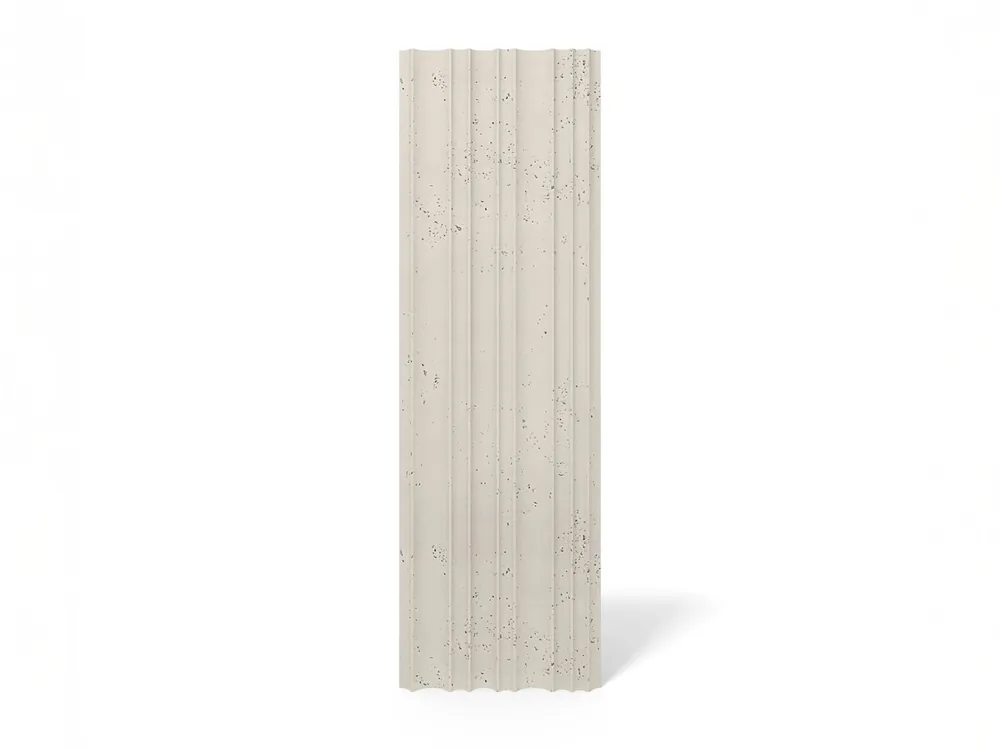 Bezpieczna płatność Beton architektoniczny 3D Lamel na ścianę Piaskowy PB56-KS