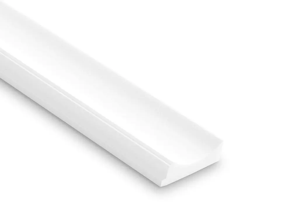 Ograniczona ilość Zakończenie prawe panela ściennego WP002RTP premium malowany na biało Lumio 200 cm Mardom Decor