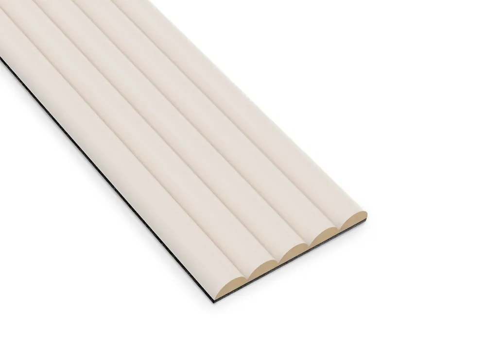 Kup online Panel ryflowany MDF - Beżowy - LAMEO