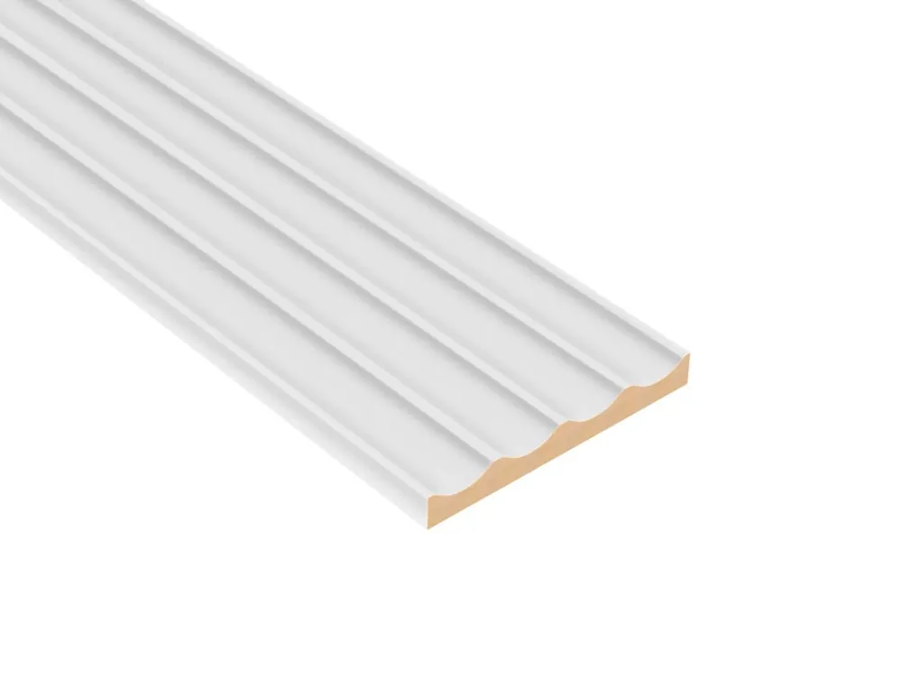Kup online Panel ryflowany MDF LAGUNA - Biały Mat - LAMEO