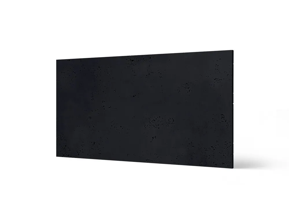 Darmowy zwrot Beton architektoniczny płyta 2D Czarny BT-B15 80 x 1 x 40 cm