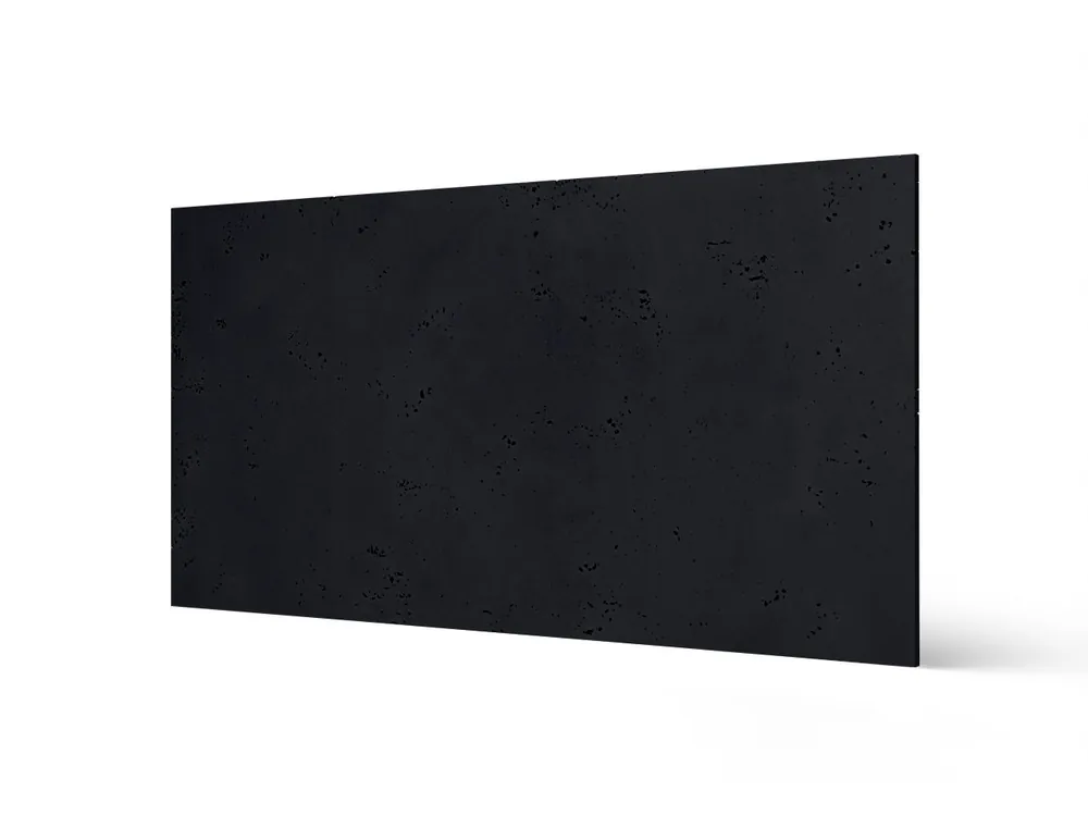 Sprawdź teraz Płyta betonowa 2D na ścianę Czarny BT-B15 100 x 1 x 50 cm