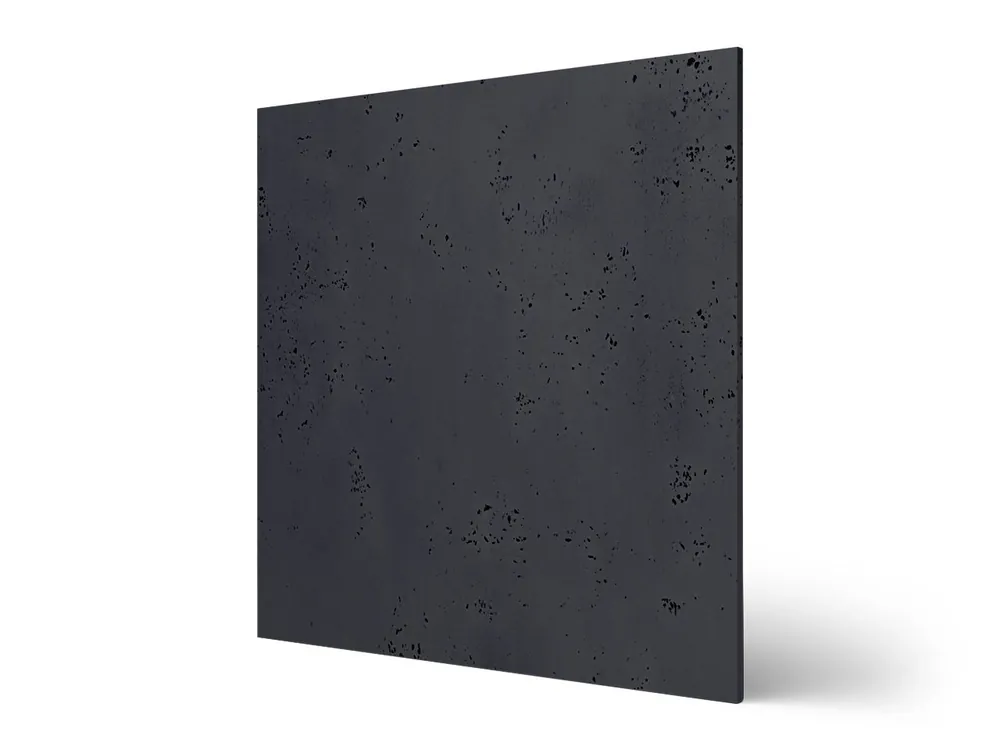 Łatwy zwrot Płyta betonowa 2D ścienna Antracytowy BT-B8 100 x 2 x 100 cm