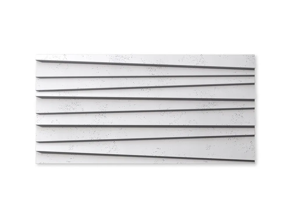 Beton architektoniczny 3D na ścianę Żaluzja Biały PB04-B0 Nowość