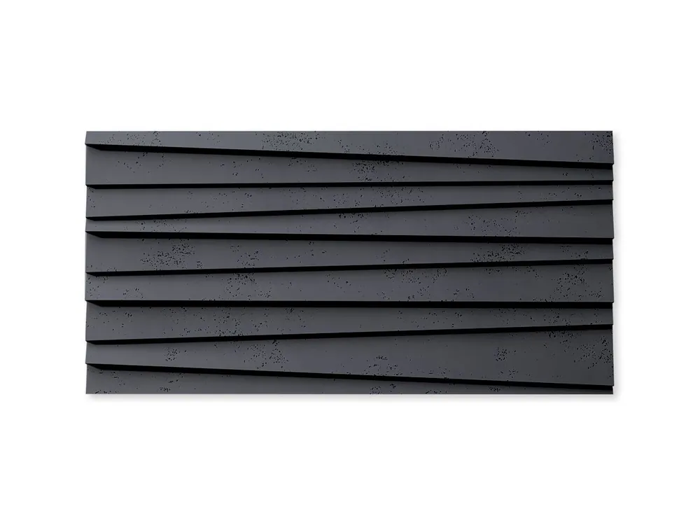 Tylko dziś Panel 3D Beton architektoniczny Żaluzja Antracyt PB04-B8