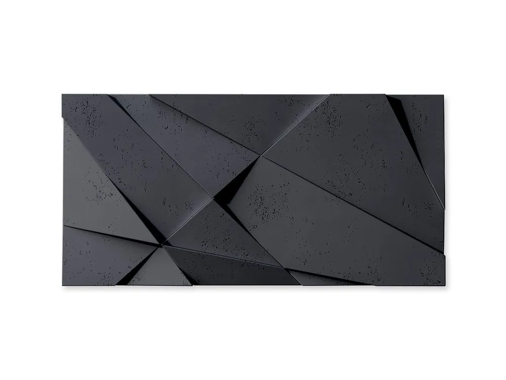 Hit cenowy Beton na ścianę panel 3D Kryształ Antracyt PB05-B8