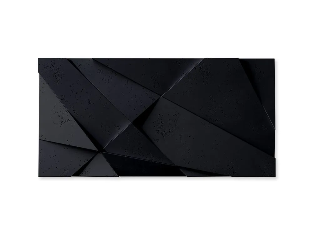 Wyprzedaż Beton architektoniczny panel 3D Kryształ Czarny PB05-B15