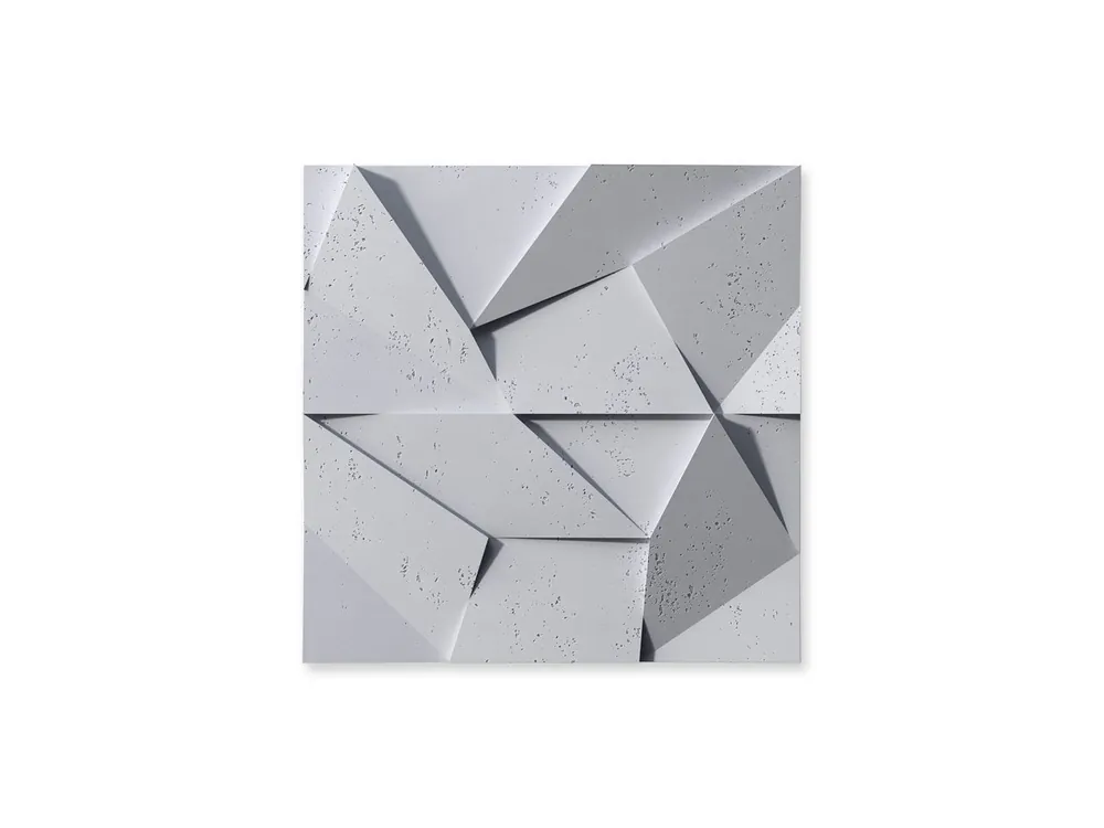 Panel ścienny 3D Beton architektoniczny Origami Jasny Szary PB06-S50 Wyprzedaż