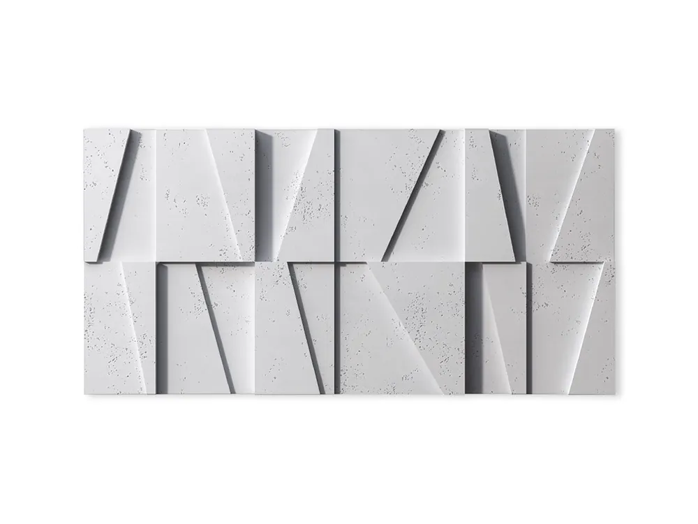 Panel betonowy 3D ścienny Mozaika Biały PB09-B0 Niska cena