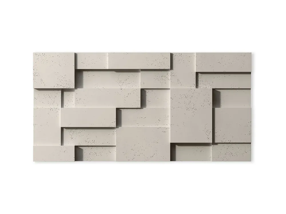 Rabat Beton architektoniczny na ścianę 3D Cub Piaskowy PB11-KS